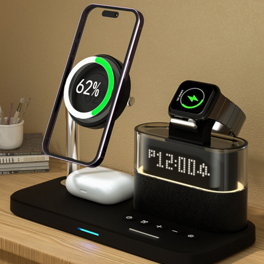 5-in-1 Magnetic Wireless Charging Station w.