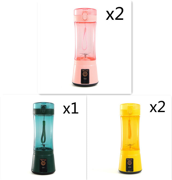 Portable Electric Fruit Juicer Wireless USB Rechargeable Mini Mixer